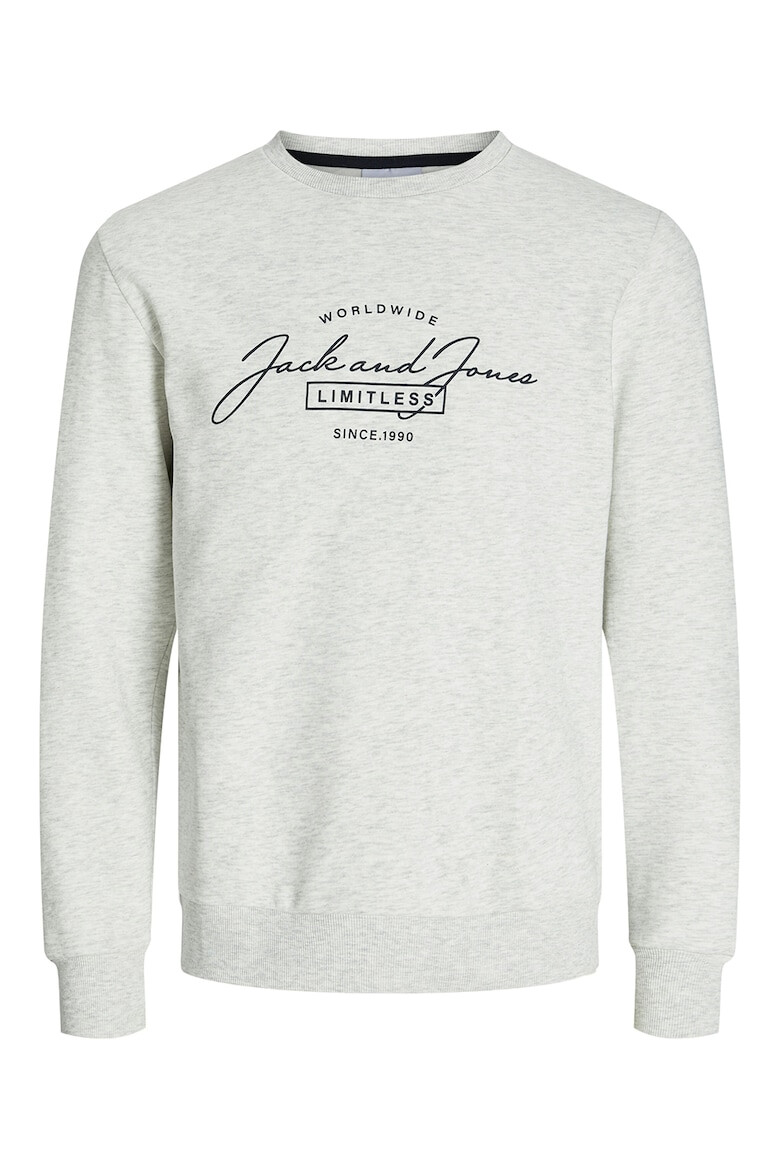 Jack & Jones Bluza de trening cu decolteu la baza gatului si imprimeu logo - Pled.ro