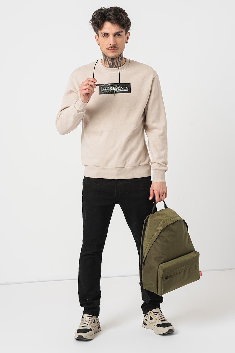 Jack & Jones Bluza de trening cu decolteu la baza gatului si logo - Pled.ro