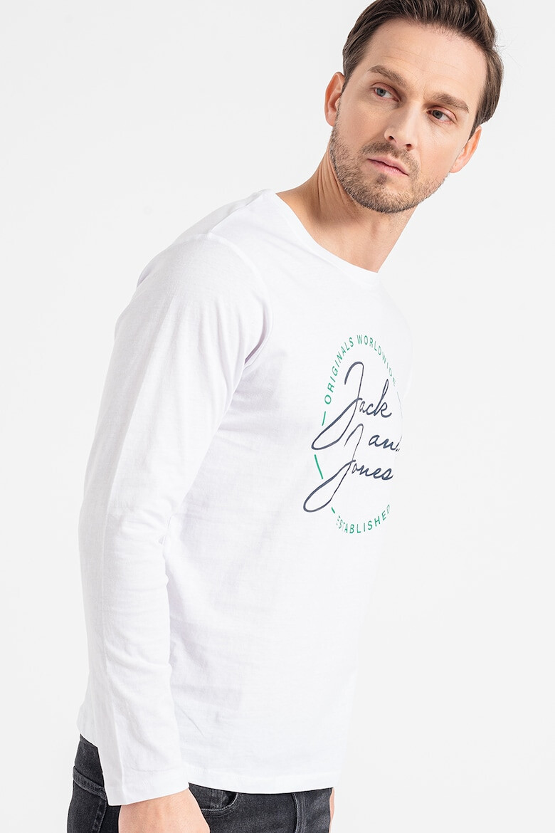 Jack&Jones Jack & Jones Bluza din bumbac cu imprimeu logo contrastant Jerrys - Pled.ro