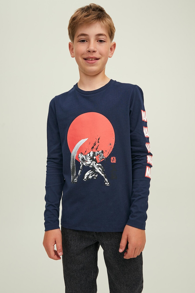 Jack & Jones Bluza din bumbac cu imprimeu Marvel - Pled.ro