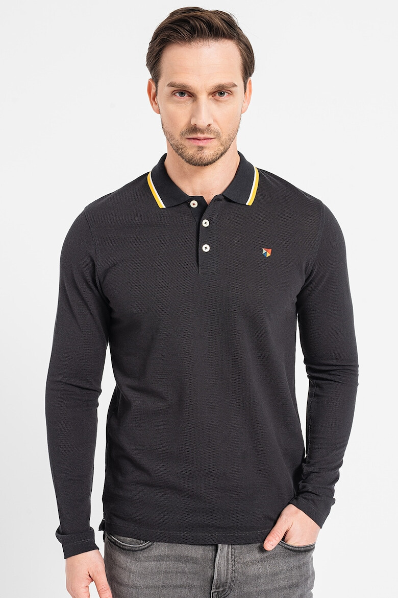 Jack & Jones Bluza polo cu detalii contrastante Luwin - Pled.ro