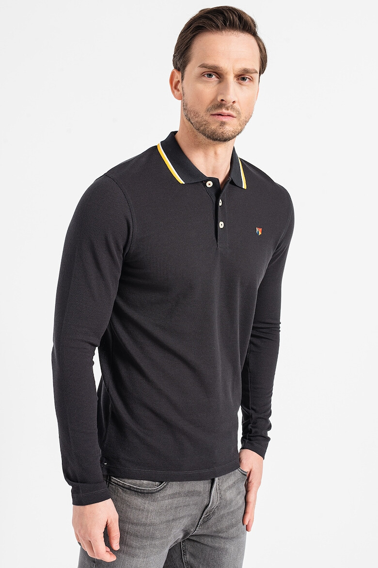 Jack & Jones Bluza polo cu detalii contrastante Luwin - Pled.ro