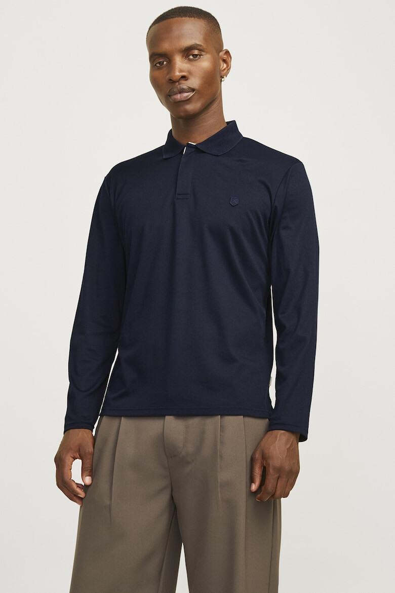 Jack & Jones Bluza polo din amestec de bumbac organic - Pled.ro