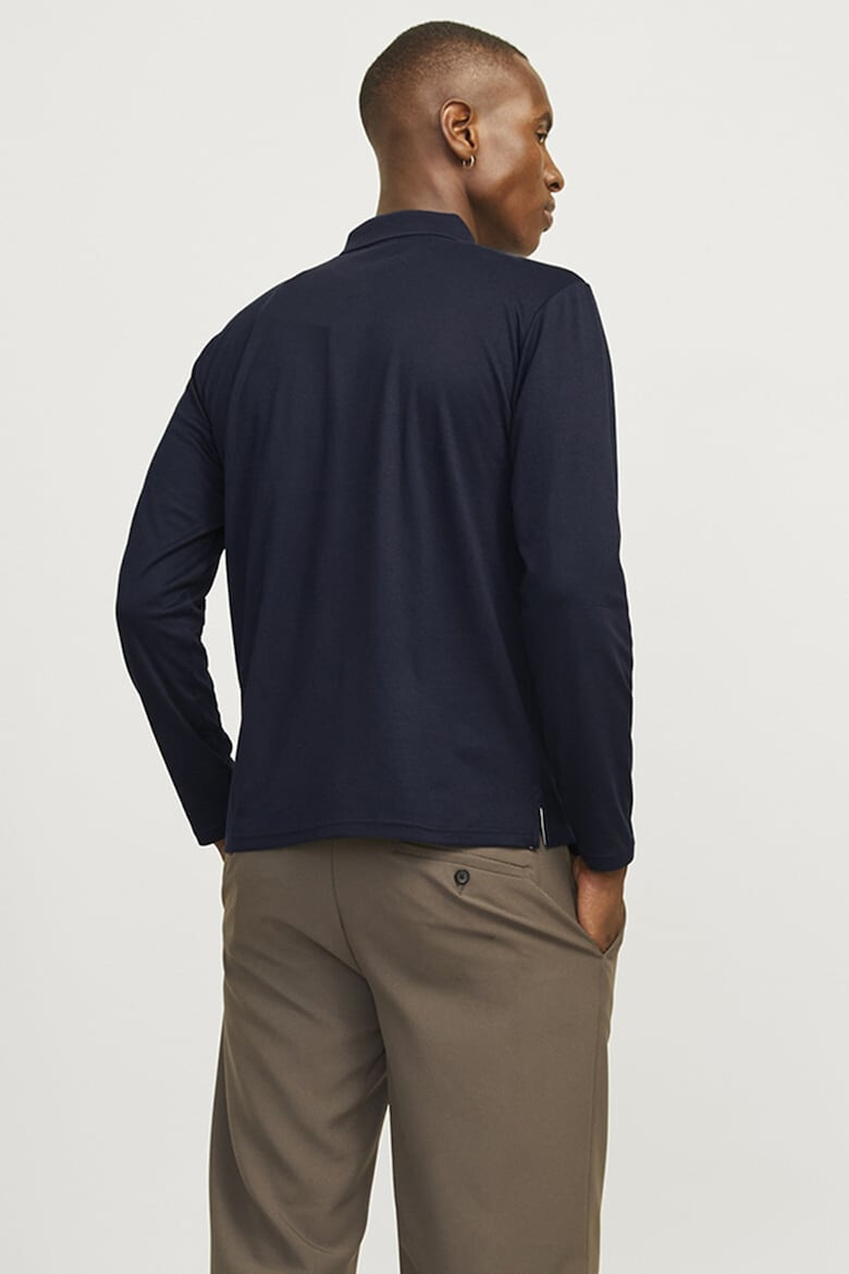 Jack & Jones Bluza polo din amestec de bumbac organic - Pled.ro