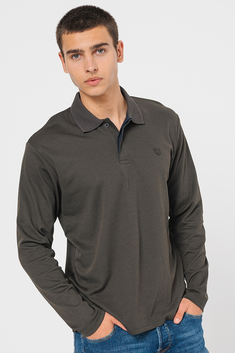 Jack & Jones Bluza polo din amestec de bumbac organic - Pled.ro