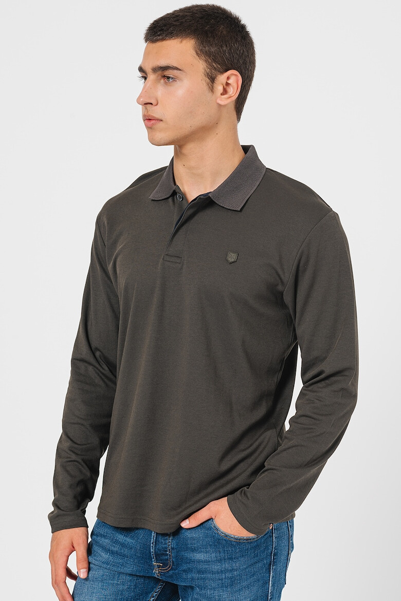 Jack & Jones Bluza polo din amestec de bumbac organic - Pled.ro