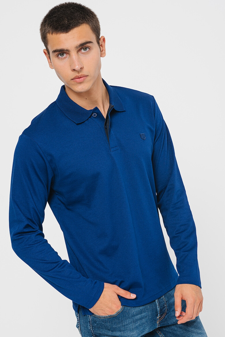 Jack & Jones Bluza polo din amestec de bumbac organic - Pled.ro