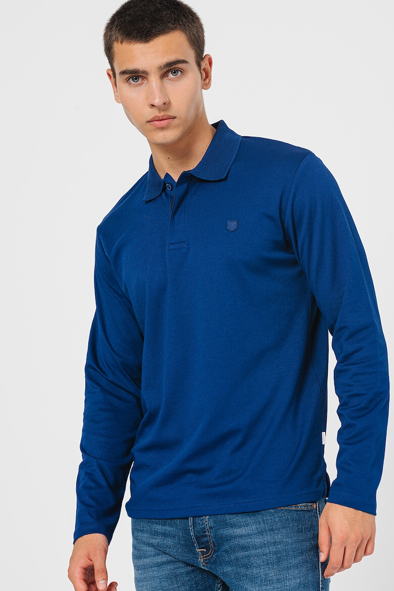 Jack & Jones Bluza polo din amestec de bumbac organic - Pled.ro