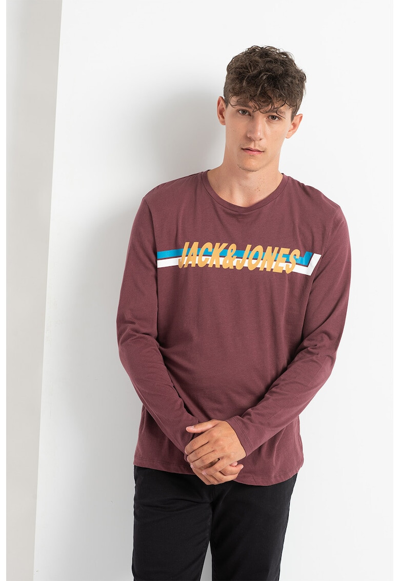 Jack&Jones Bluza regular fit cu imprimeu logo Tyler - Pled.ro