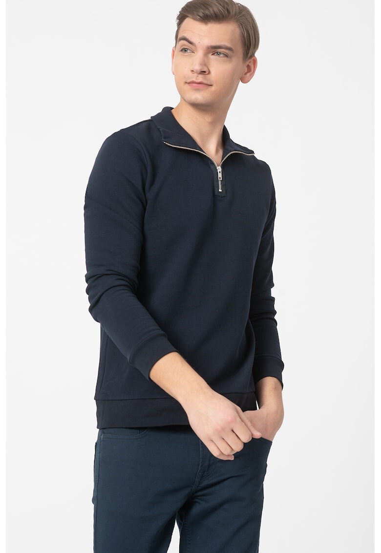 Jack&Jones Bluza sport cu fermoar scurt Blatagos - Pled.ro