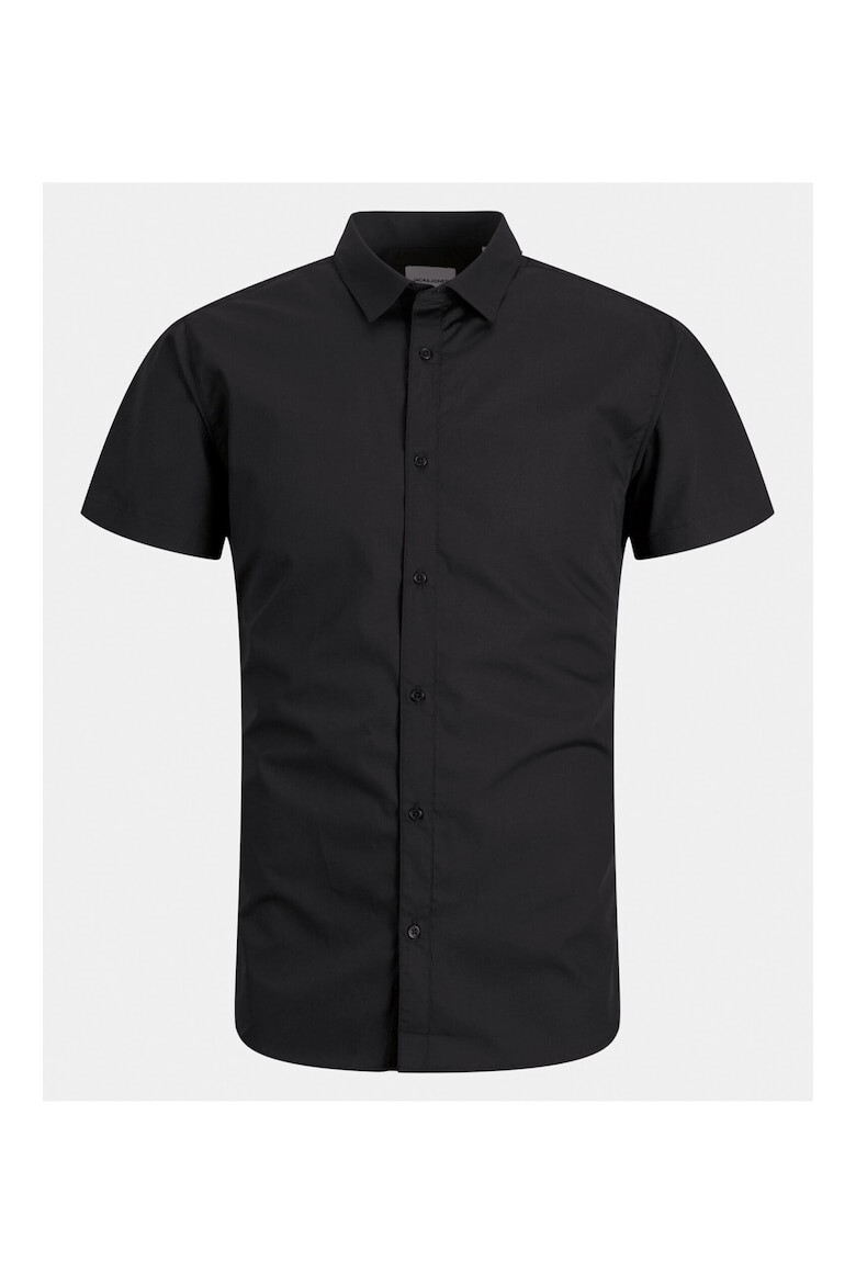 Jack & Jones Camasa barbati 303306205 Negru Bumbac - Pled.ro