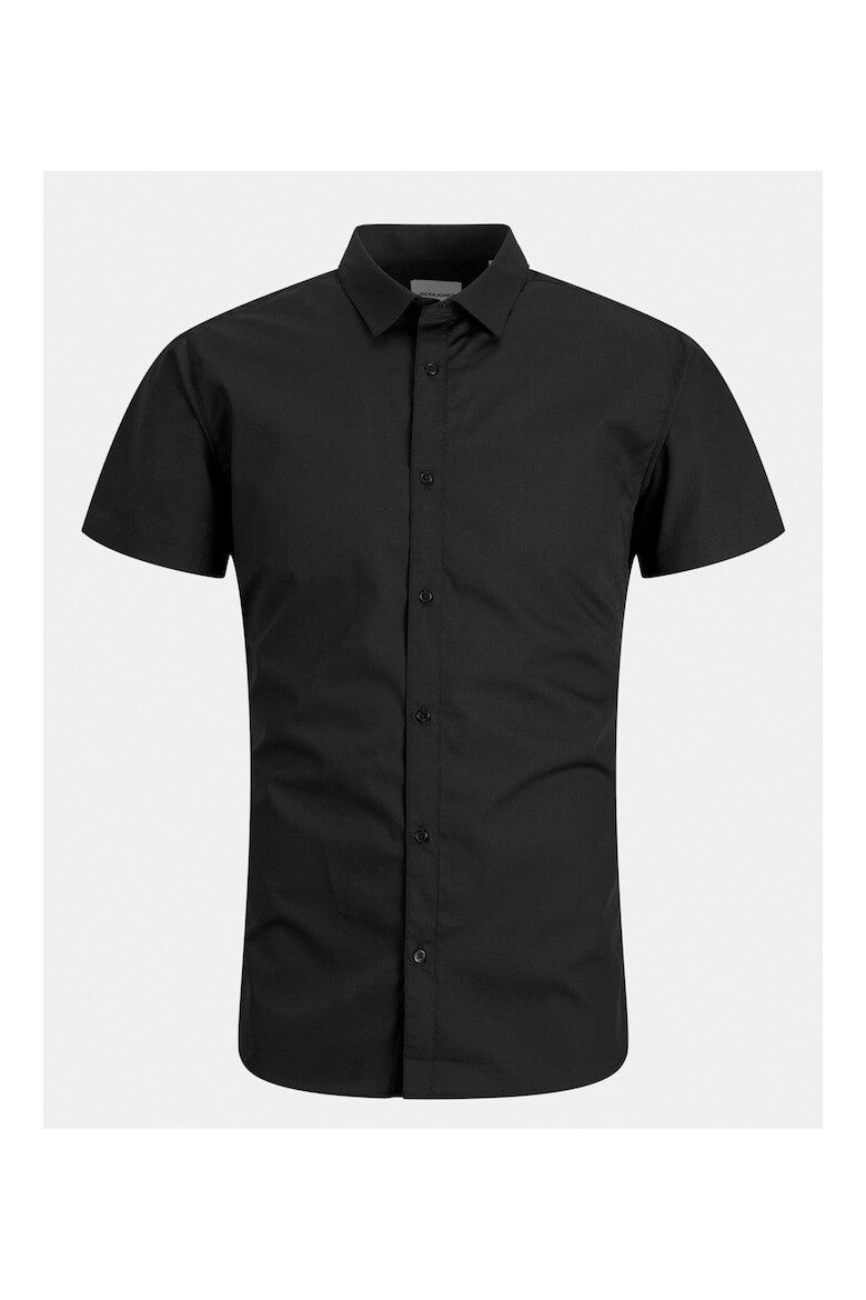 Jack & Jones Camasa barbati 303306205 Negru Bumbac - Pled.ro