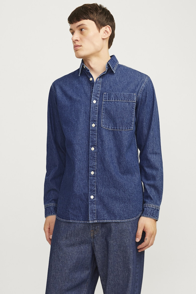 Jack & Jones Camasa cambrata din denim - Pled.ro