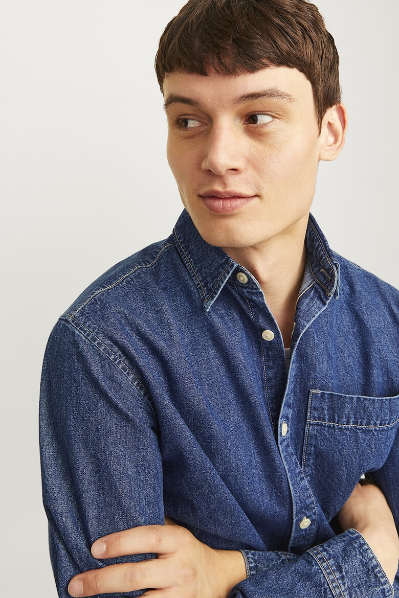 Jack & Jones Camasa cambrata din denim - Pled.ro