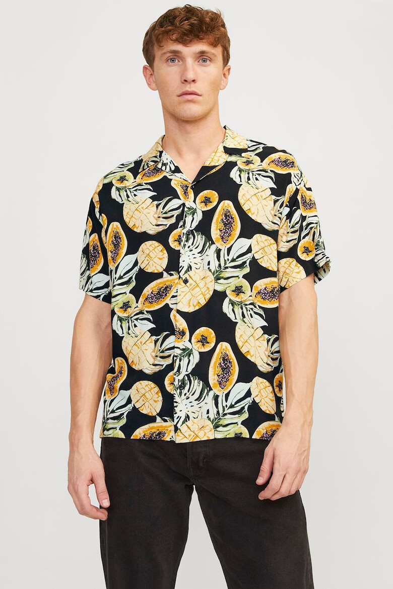 Jack & Jones Camasa hawaiana relaxed fit - Pled.ro