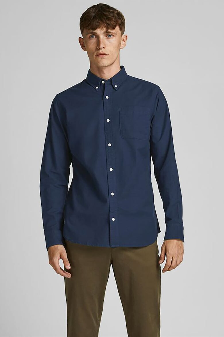 Jack & Jones Camasa slim fit din amestec de bumbac organic - Pled.ro