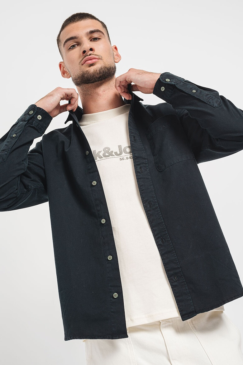 Jack & Jones Camasa uni de bumbac - Pled.ro