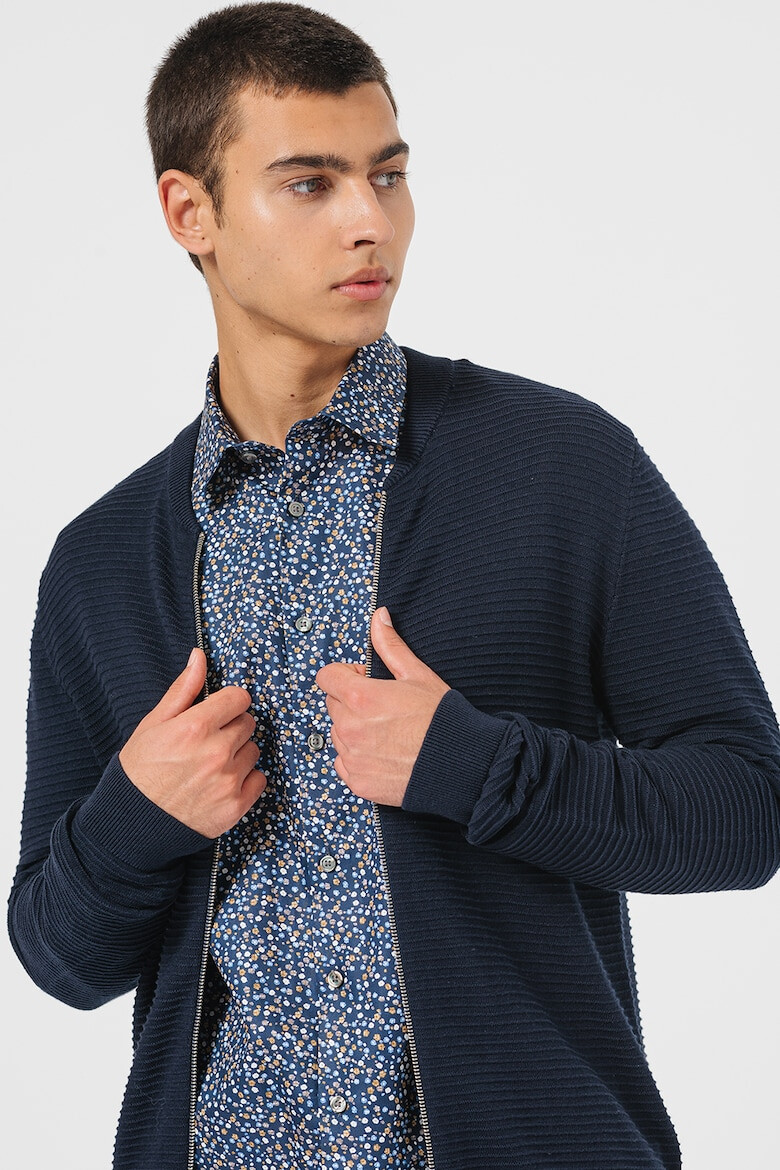 Jack & Jones Cardigan striat cu fermoar Otto - Pled.ro