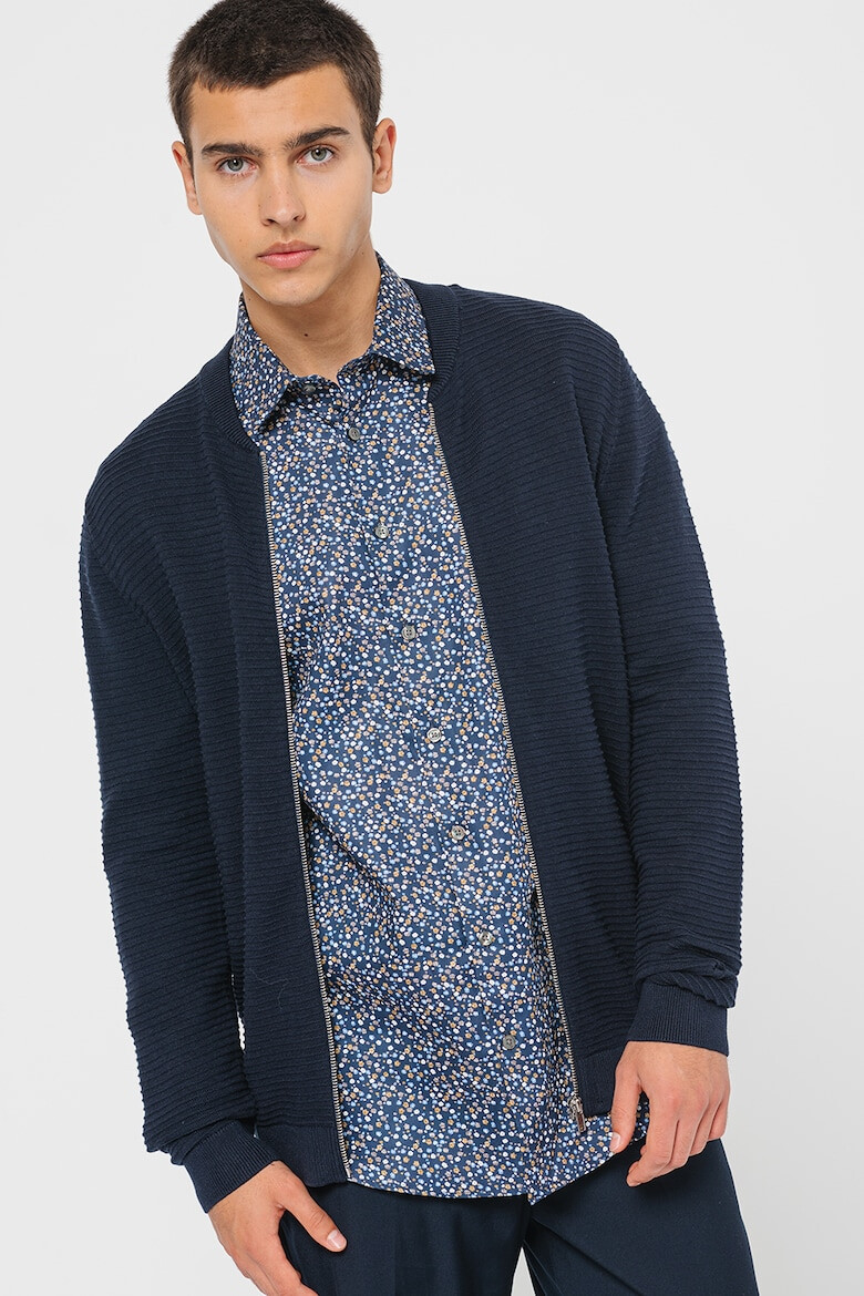 Jack & Jones Cardigan striat cu fermoar Otto - Pled.ro