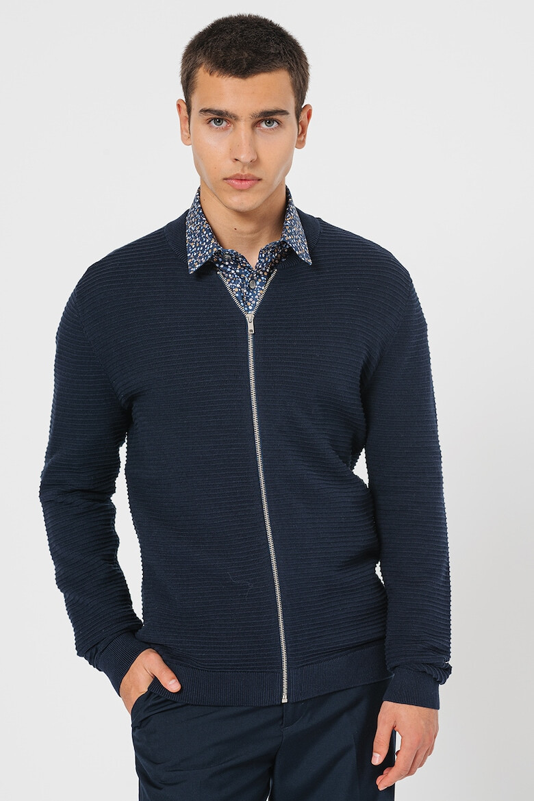 Jack & Jones Cardigan striat cu fermoar Otto - Pled.ro