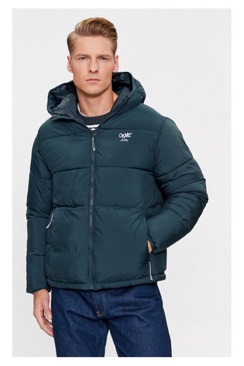 Jack & Jones Geaca barbati 52694 Poliester Verde - Pled.ro