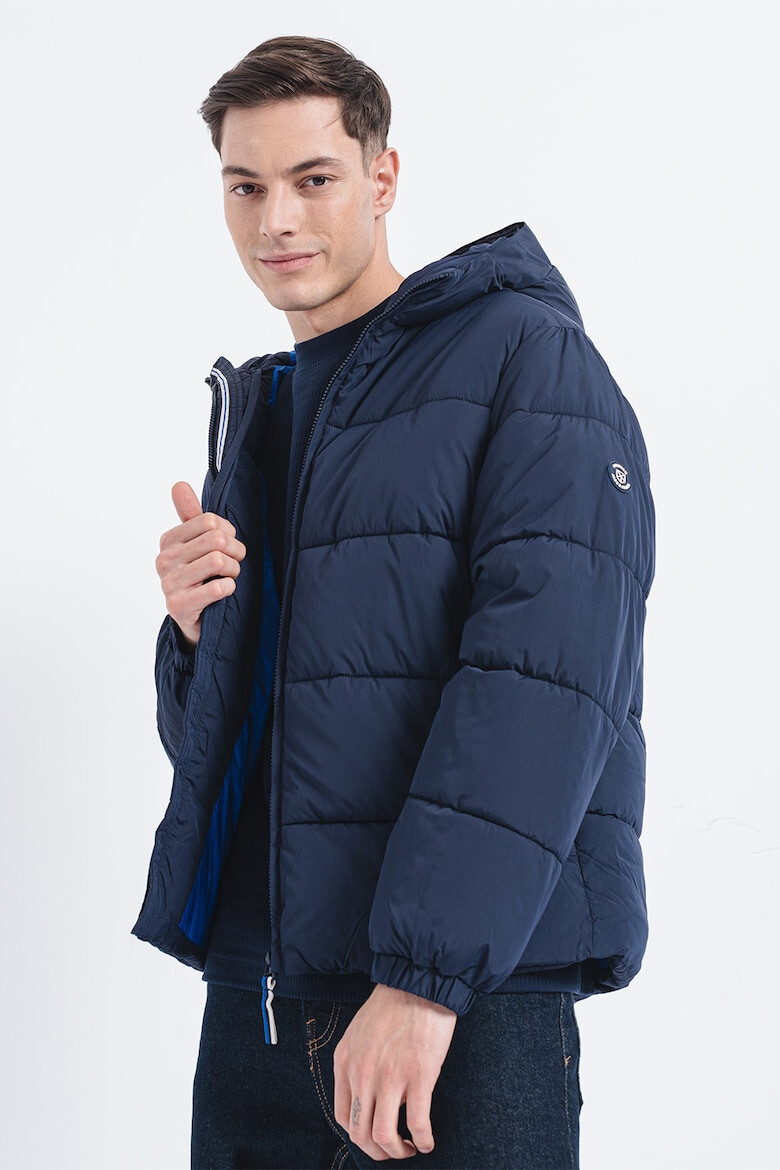 Jack & Jones Geaca cu gluga si aspect matlasat - Pled.ro