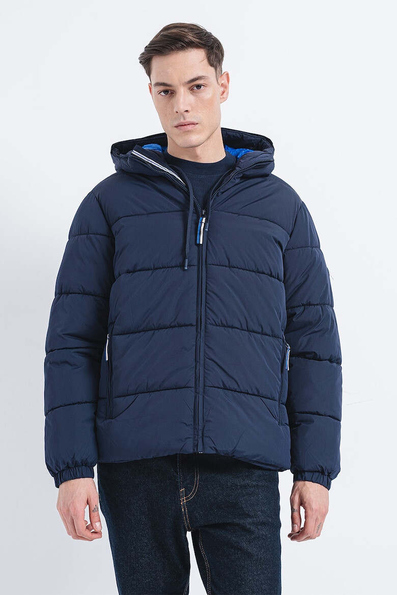 Jack & Jones Geaca cu gluga si aspect matlasat - Pled.ro