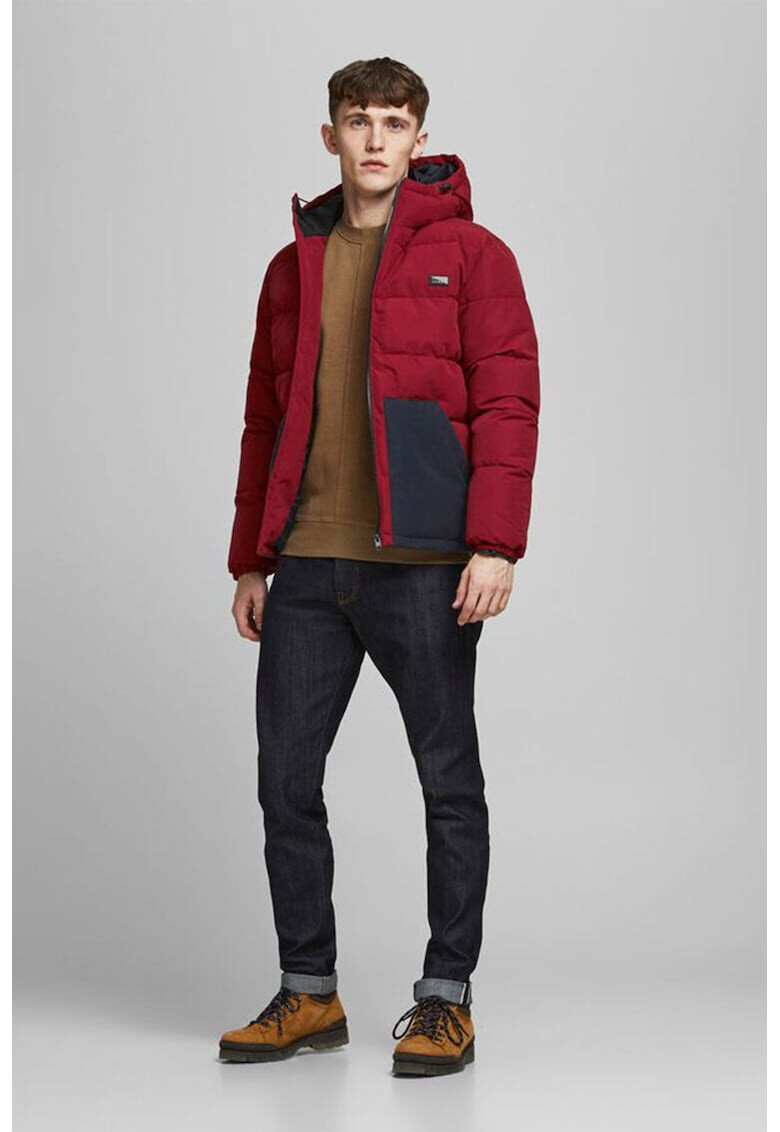 Jack&Jones Geaca cu vatelina si aspect matlasat - Pled.ro