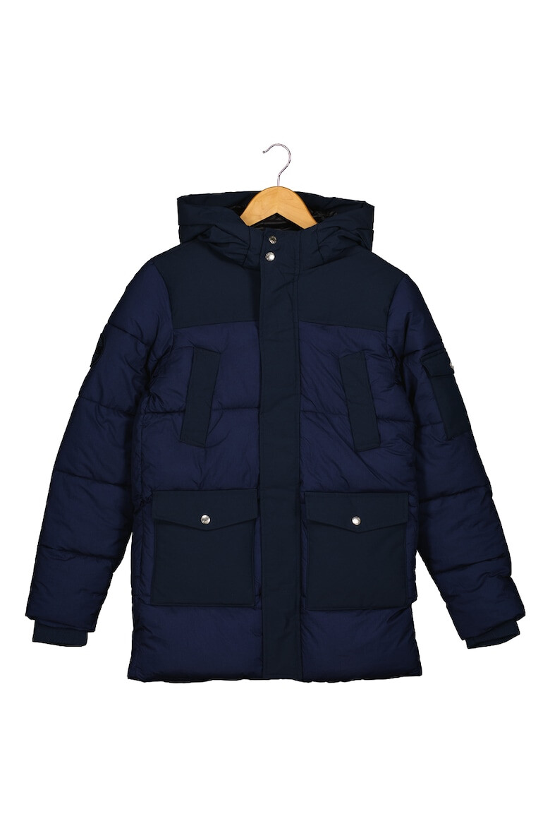 Jack & Jones Geaca parka matlasata cu buzunare multiple - Pled.ro