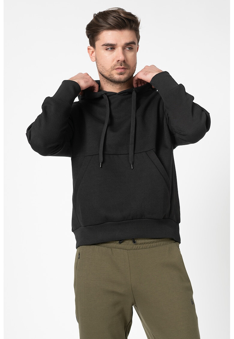 Jack&Jones Hanorac cu captuseala din fleece si buzunar kangaroo Senox - Pled.ro