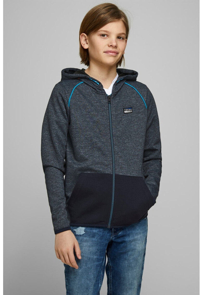 Jack&Jones Hanorac cu fermoar si buzunare oblice - Pled.ro