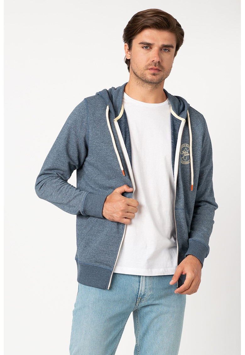 Jack&Jones Hanorac cu fermoar si snur de ajustare Gunnar - Pled.ro