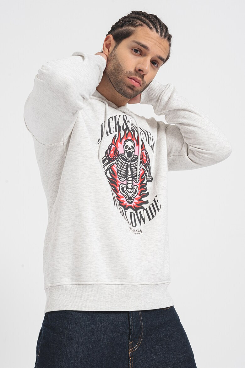 Jack & Jones Hanorac cu imprimeu Daemon - Pled.ro