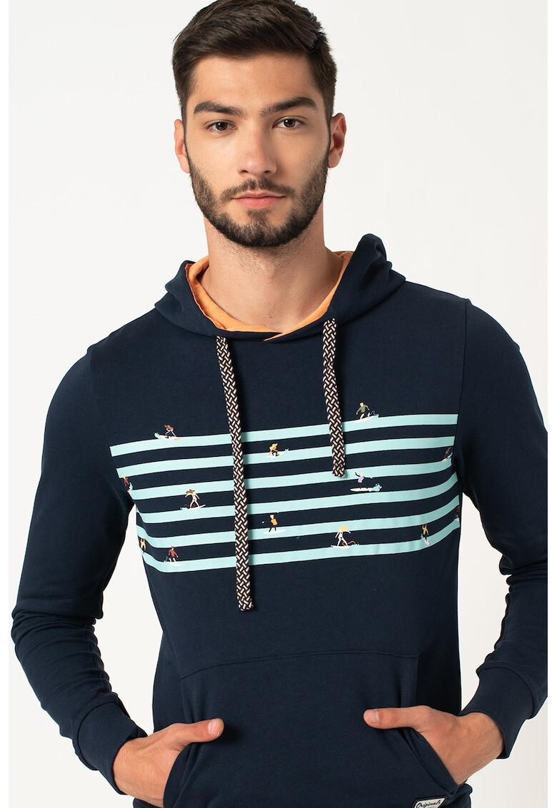 Jack&Jones Hanorac cu imprimeu frontal Play - Pled.ro