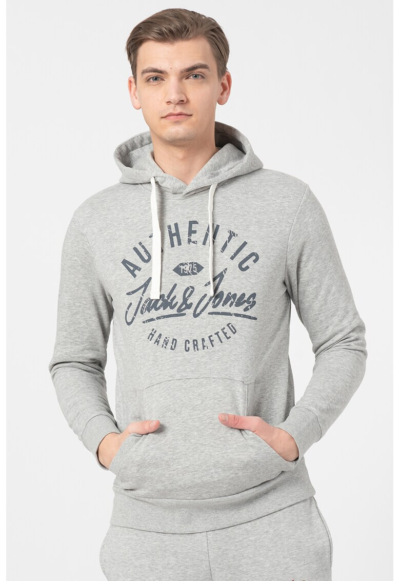 Jack&Jones Hanorac cu imprimeu logo Heros - Pled.ro