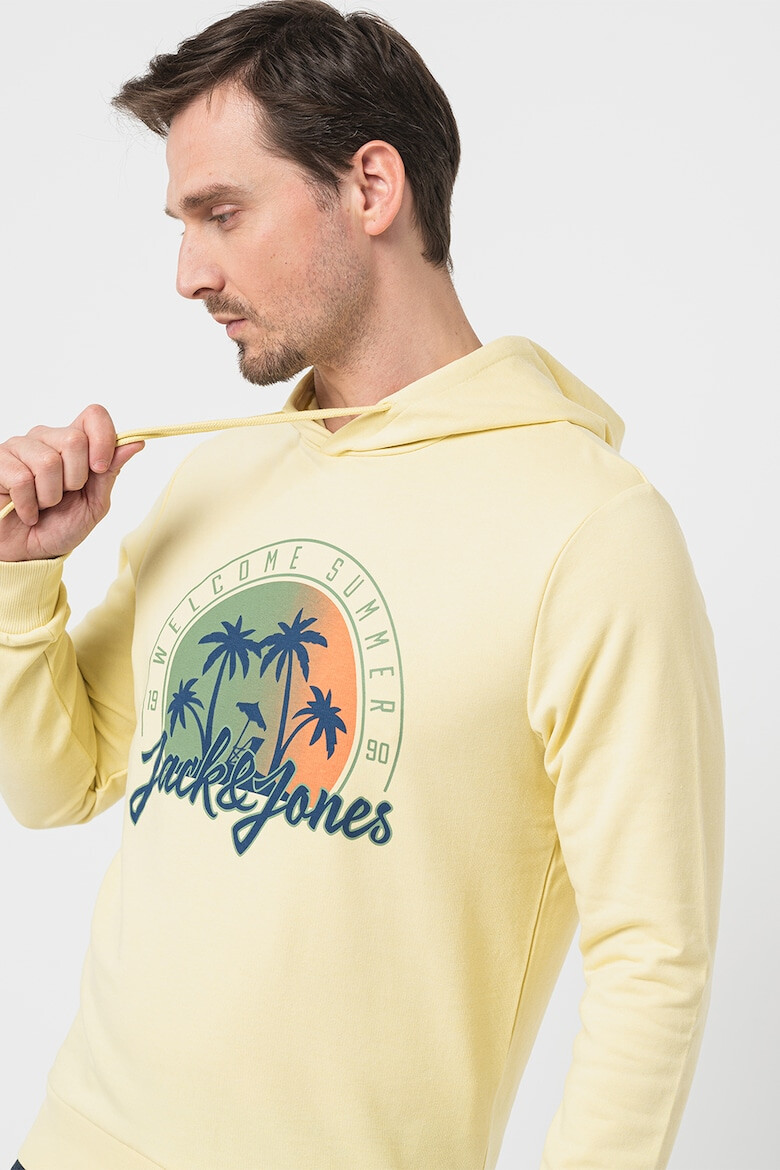 Jack & Jones Hanorac cu imprimeu tropical - Pled.ro