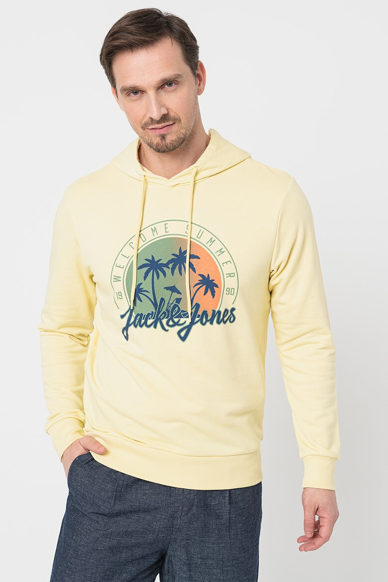 Jack & Jones Hanorac cu imprimeu tropical - Pled.ro