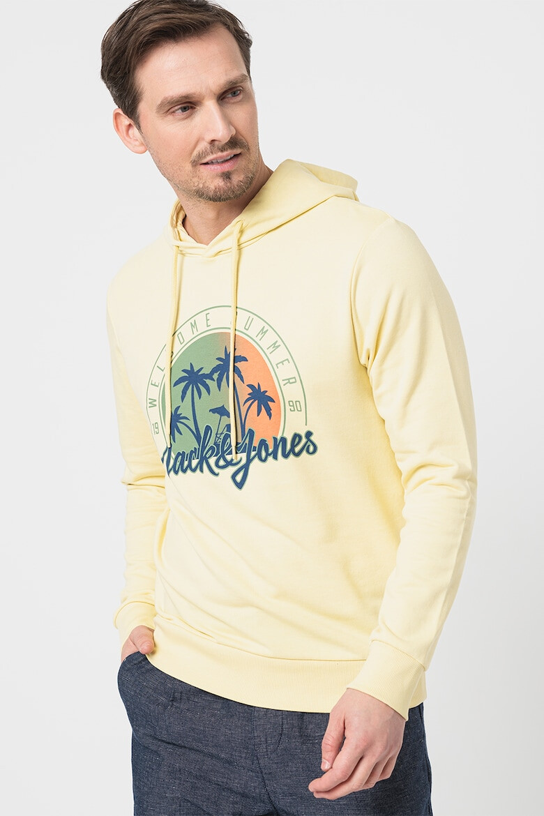 Jack & Jones Hanorac cu imprimeu tropical - Pled.ro