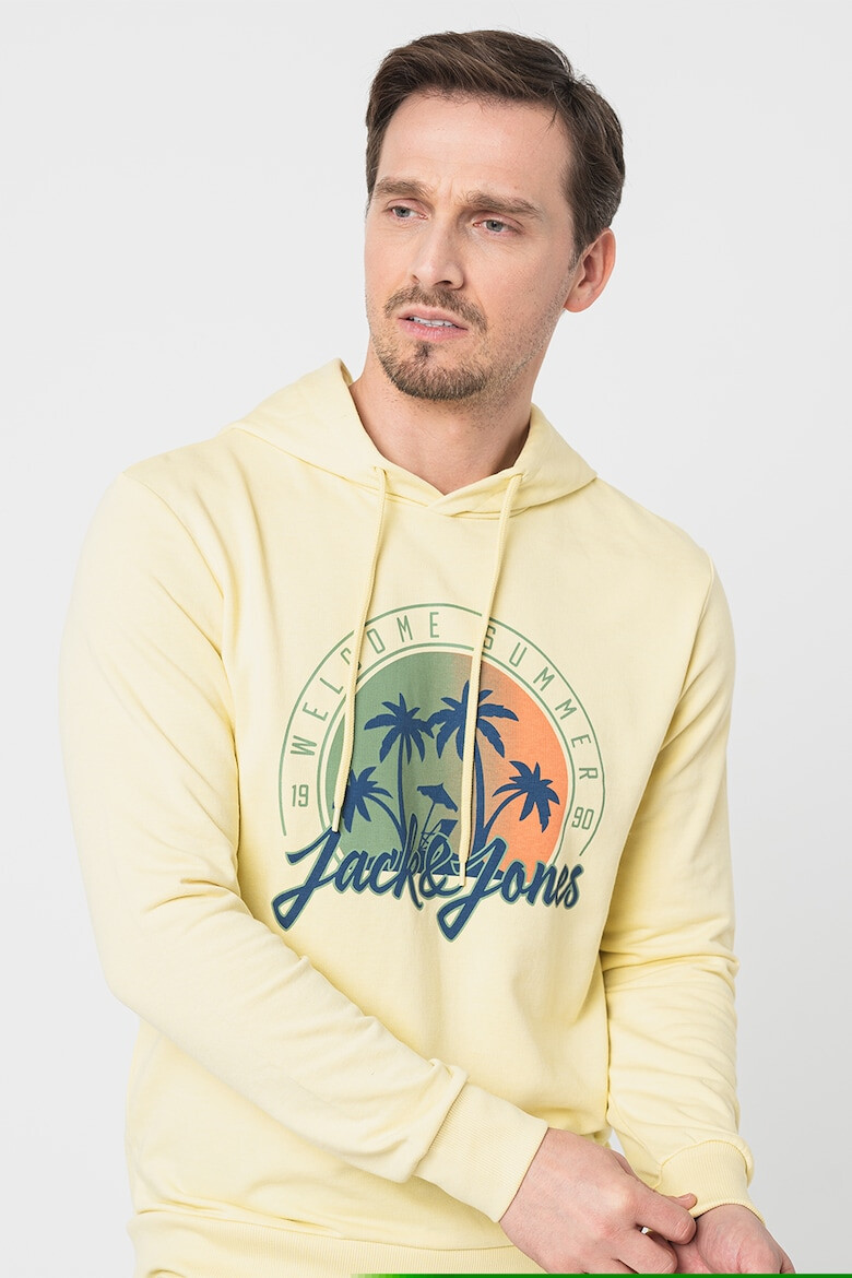 Jack & Jones Hanorac cu imprimeu tropical - Pled.ro