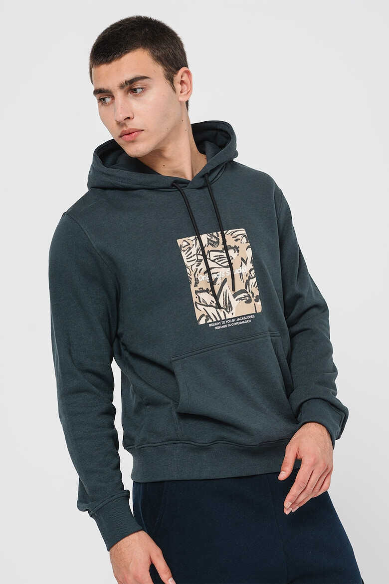 Jack & Jones Hanorac cu logo si buzunar kangaroo Vester - Pled.ro