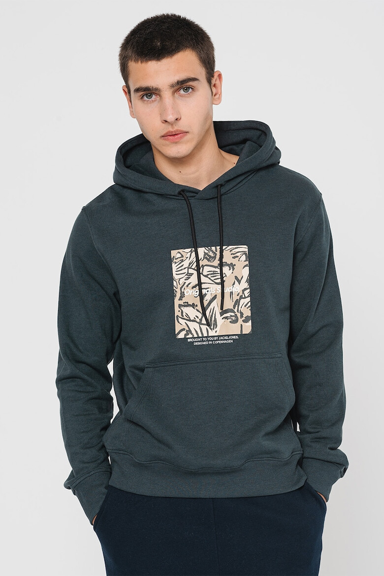 Jack & Jones Hanorac cu logo si buzunar kangaroo Vester - Pled.ro