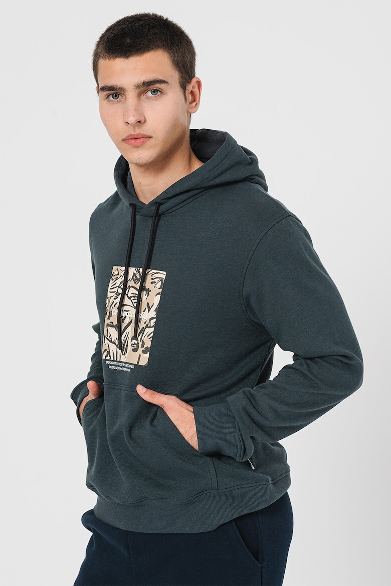 Jack & Jones Hanorac cu logo si buzunar kangaroo Vester - Pled.ro