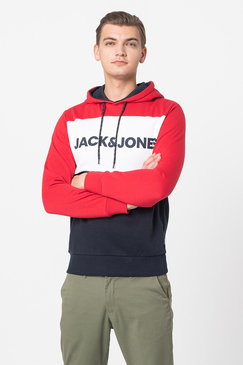 Jack & Jones Hanorac cu model colorblock si logo - Pled.ro