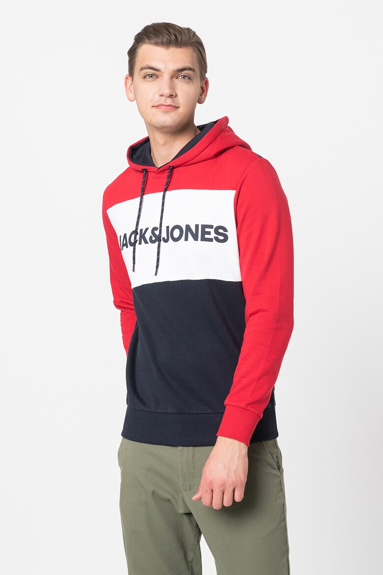 Jack & Jones Hanorac cu model colorblock si logo - Pled.ro