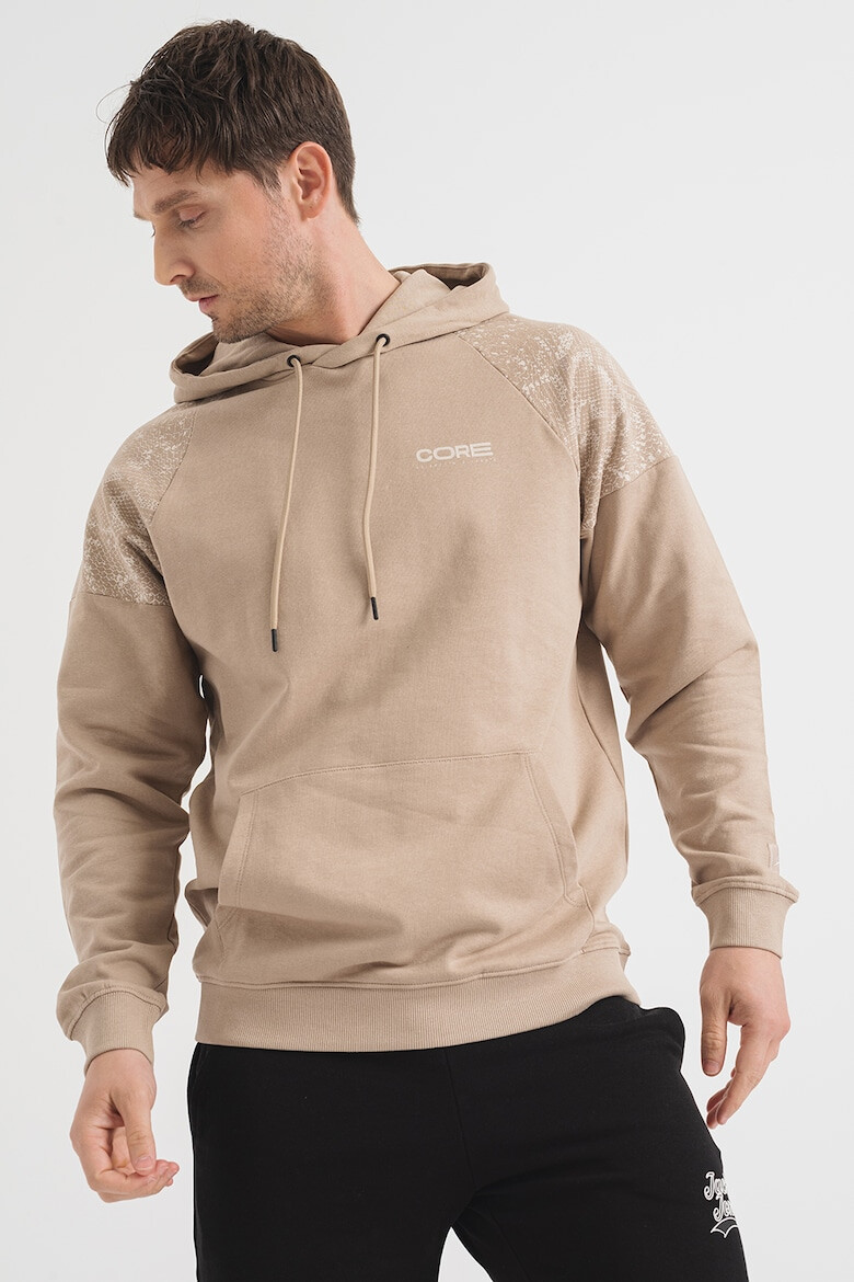 Jack & Jones Hanorac cu snur de ajustare si buzunar kangaroo Area - Pled.ro