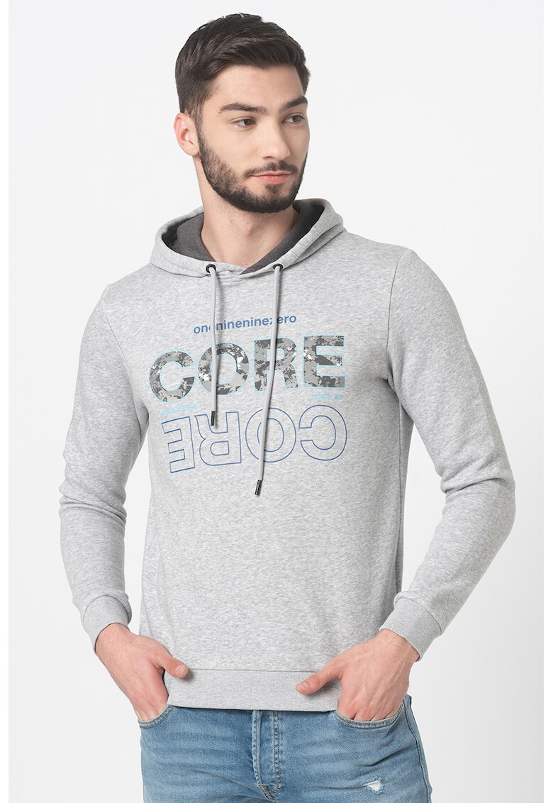 Jack&Jones Hanorac cu snur si imprimeu Art - Pled.ro