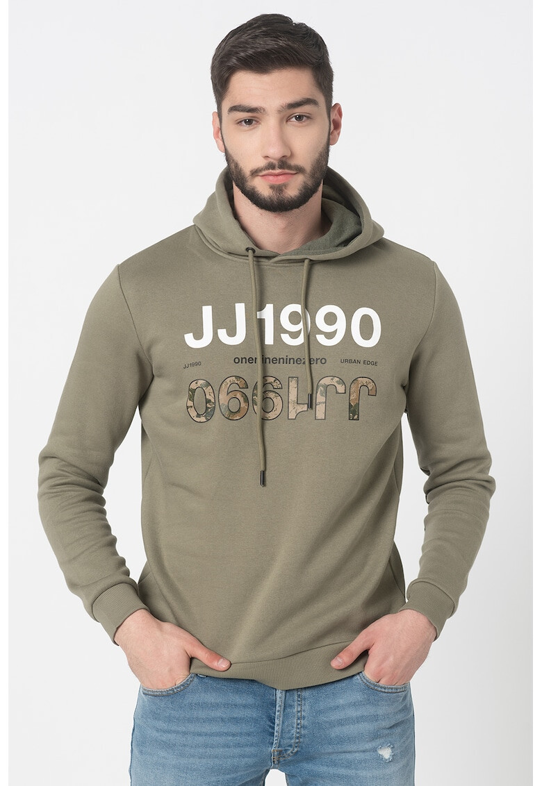 Jack&Jones Hanorac cu snur si imprimeu Art - Pled.ro