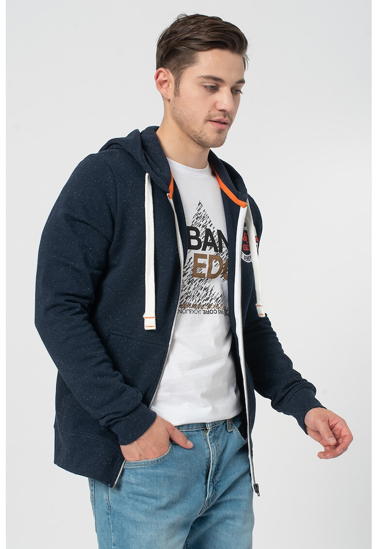 Jack&Jones Hanorac de bumbac cu fermoar Raming - Pled.ro