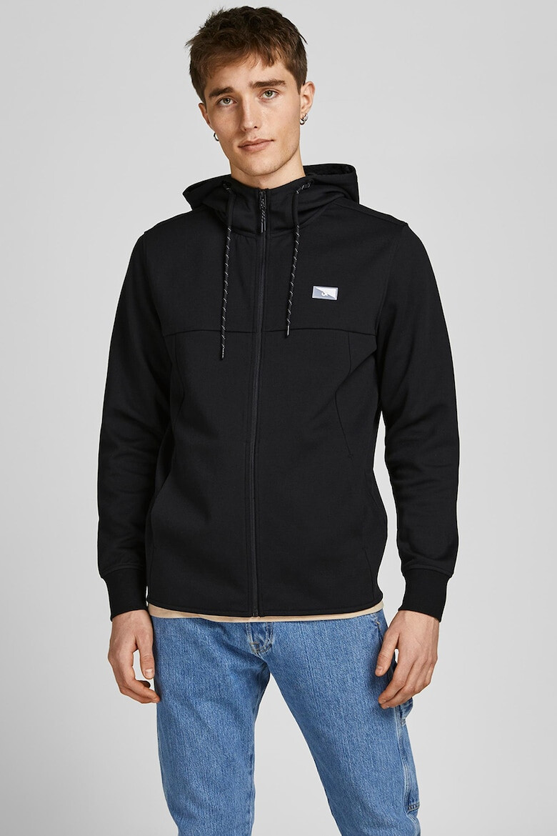 Jack & Jones Hanorac din amestec de bumbac cu fermoar - Pled.ro