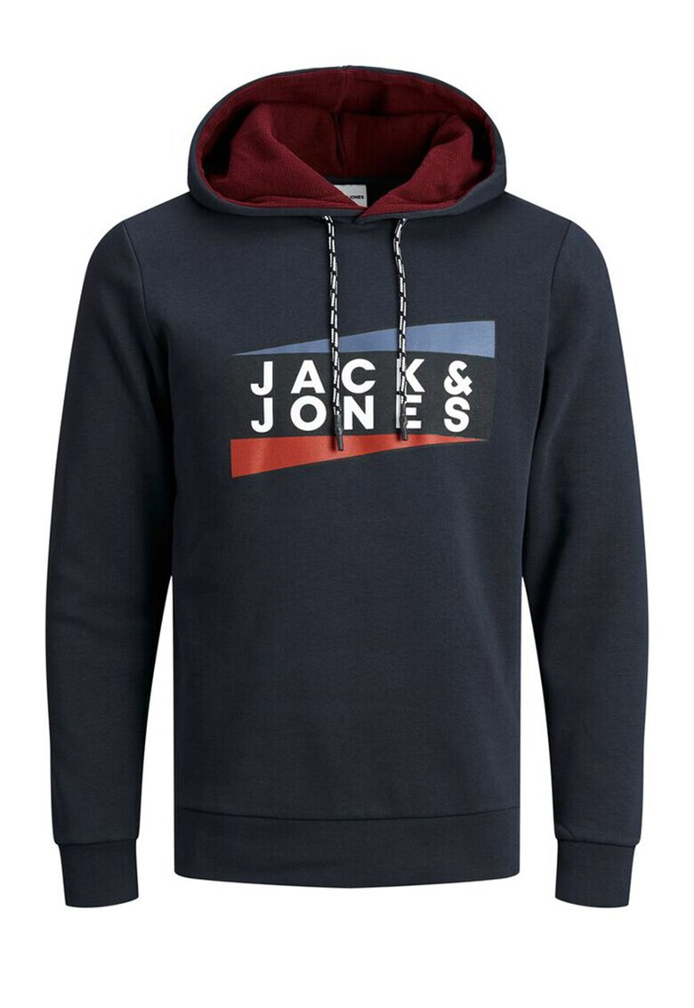 Jack&Jones Hanorac din amestec de bumbac cu imprimeu logo - Pled.ro